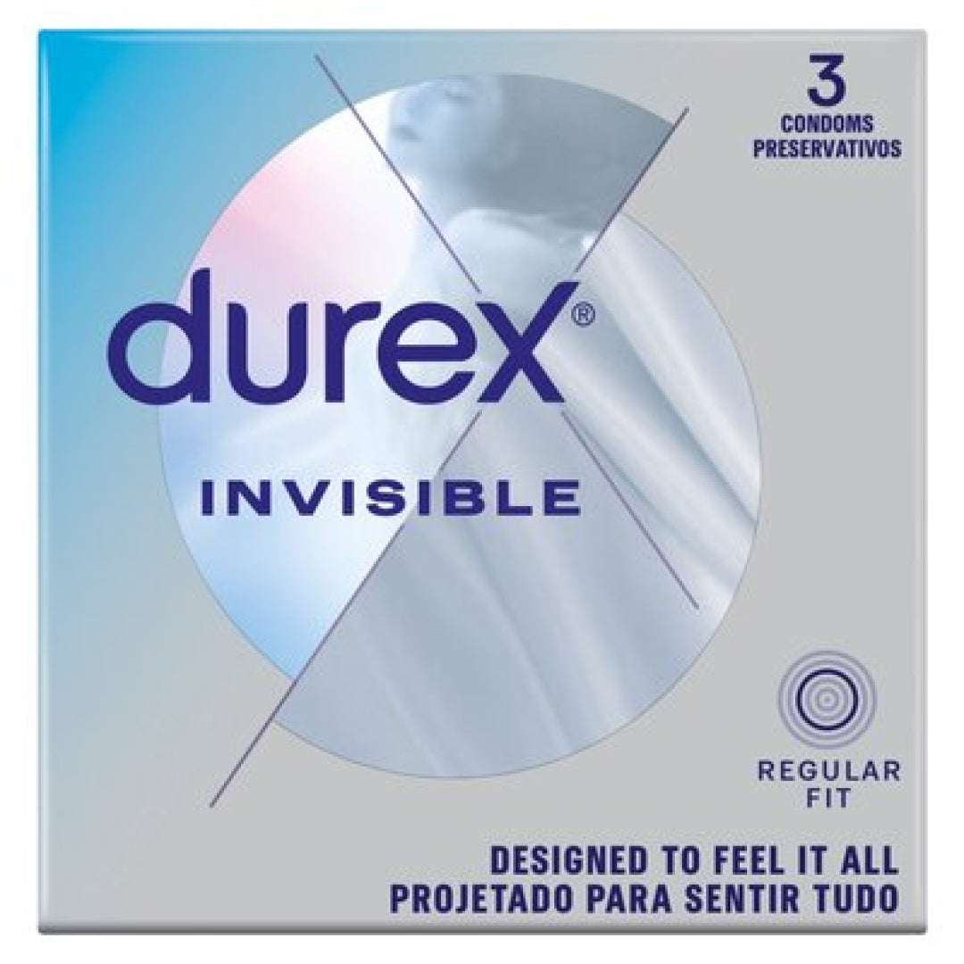 CONDOMS DUREX INVISIBLE REGULAR FIT