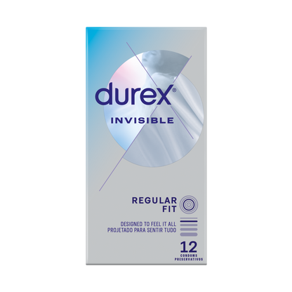 CONDOMS DUREX INVISIBLE REGULAR FIT