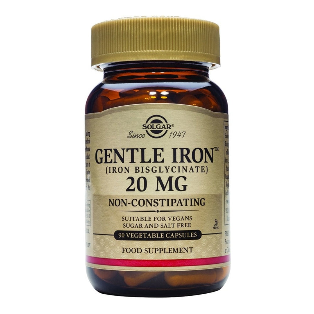 Solgar - Gentle Iron 20mg Vegicaps (90 capsules)