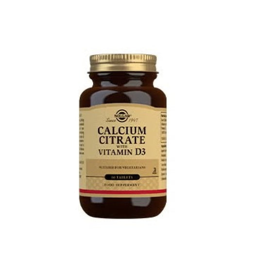 Solgar - Calcium Citrate with Vitamin D3 Tablets