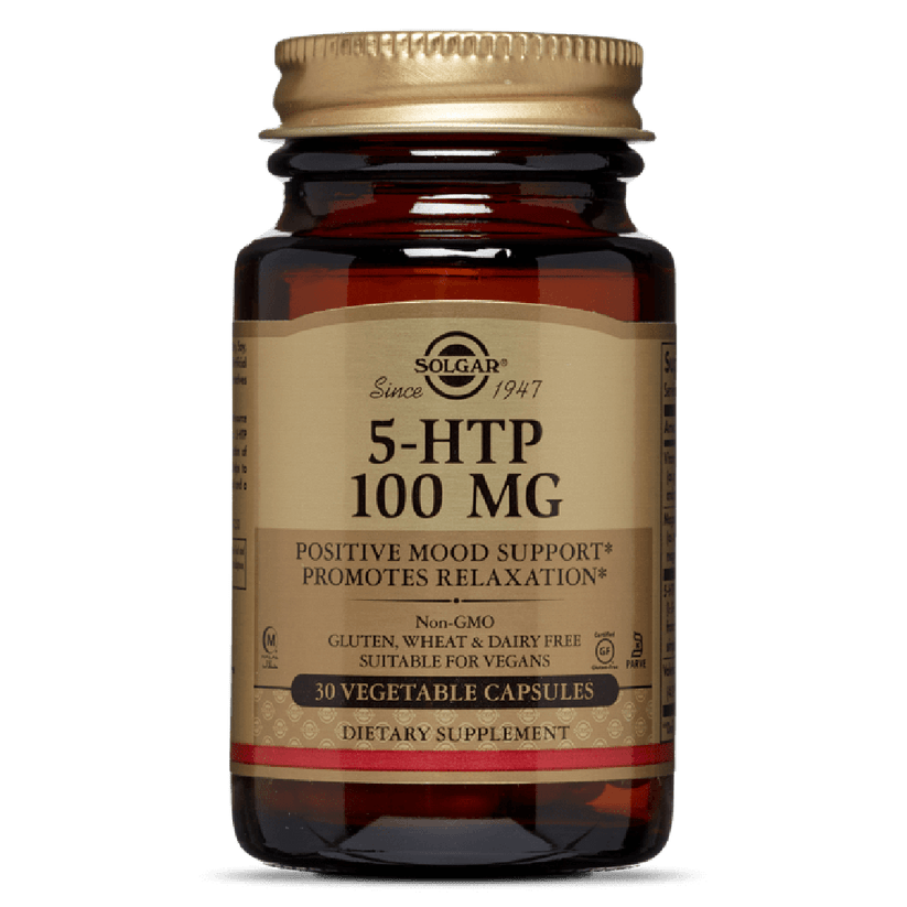 Solgar - 5-HTP L-5-Hydroxytryptophan Complex Vegetable Capsules - Pack ...