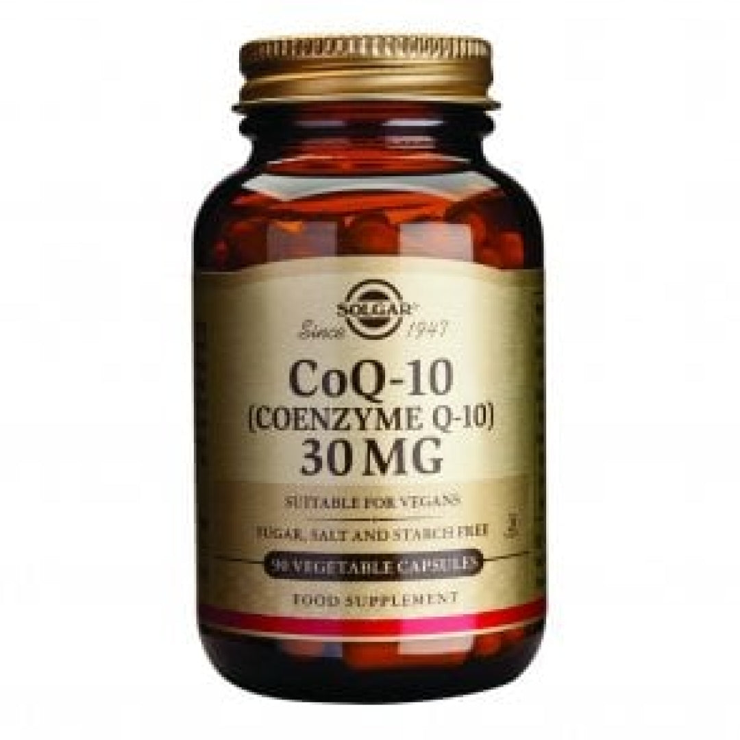 Solgar - CoQ-10 120 mg Vegetable Capsules - Pack of 30