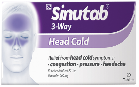 Sinutab 3-Way tablets