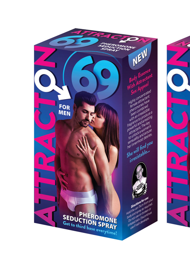 Attraction 69 Pheromone Spray for Men