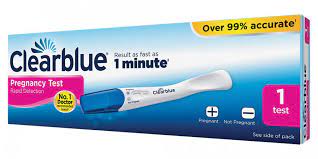 Clearblue pregnancy test 1's