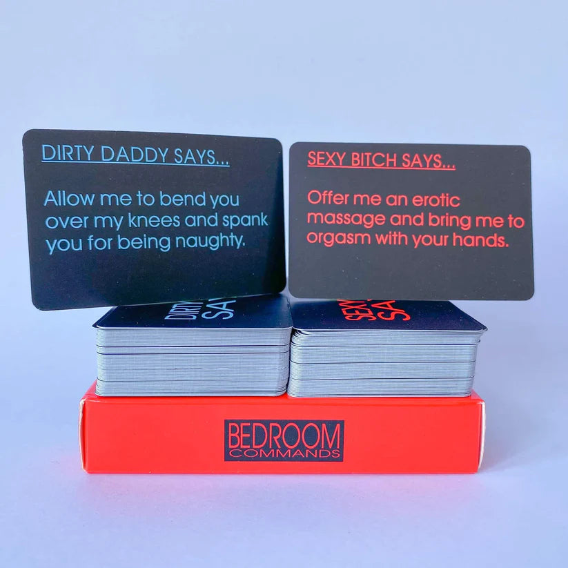 Bedroom Commands Sex Game Cards